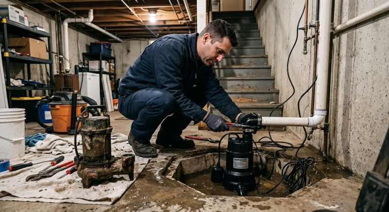 Basement Sump Pump Service in Boston, MA