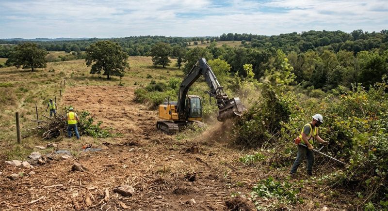 Construction Site Land Clearing in Marietta, GA