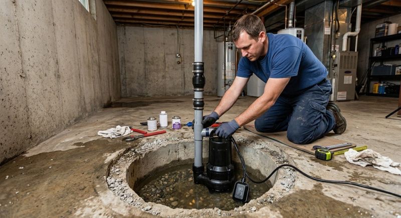 Basement Drainage Installation in Montgomery, AL
