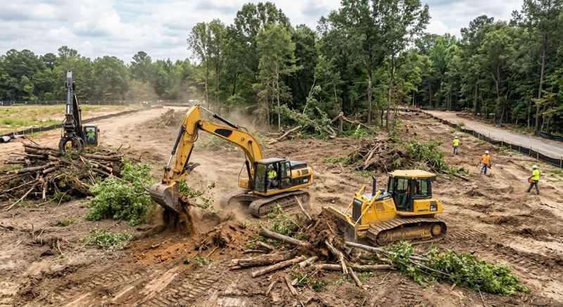 Commercial Lot Clearing in Atlanta, GA
