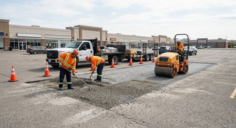 Parking Lot Gravel Repair in Salt Lake City, UT