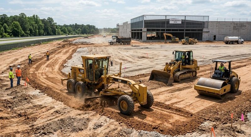 Parking Lot Gravel Repair in Conroe, TX