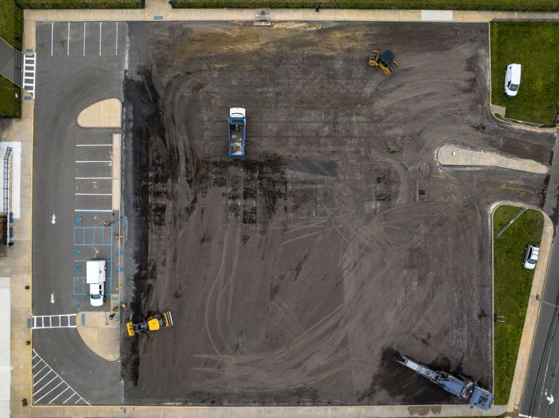 Parking Lot Leveling in Roswell, GA